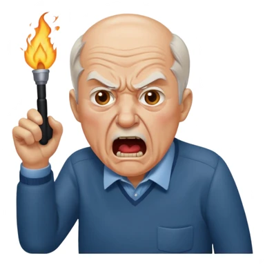 old man yells at keynote sticker