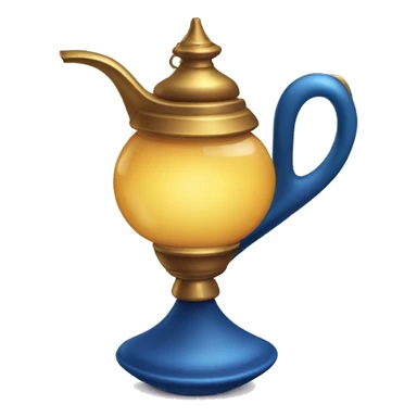 Aladdin lamp sticker