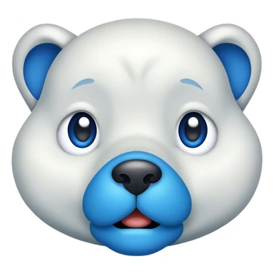 blue nose but just show the nose nothing else sticker