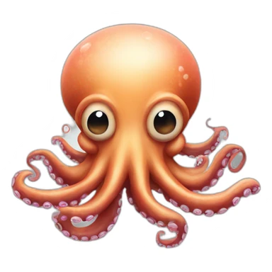 Octopus in smoking sticker