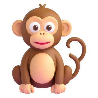 Monkey sticker