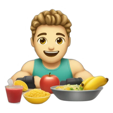 gym + meal sticker