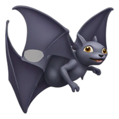 Emoji chauve-souris colère sticker