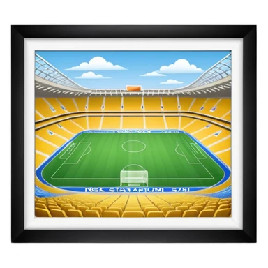 NSK Olimiyskiy stadium sticker