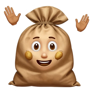 throws a sack of potatoes sticker