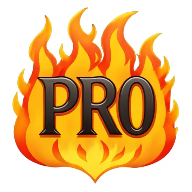 Can you make a banner that says PYRO in gothic letters, the letters should also be on fire  sticker