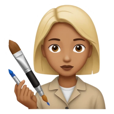 Make person making a painting of him making a paint that he’s making a painting in sticker