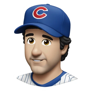 John Cusack Baseball Chicago Cubs sticker