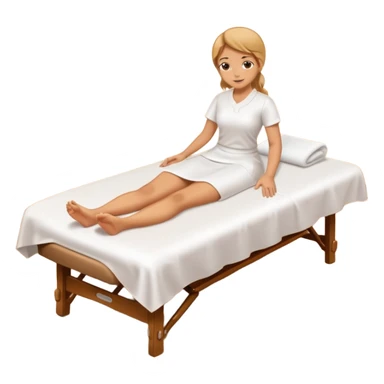 Massage on some special table sticker