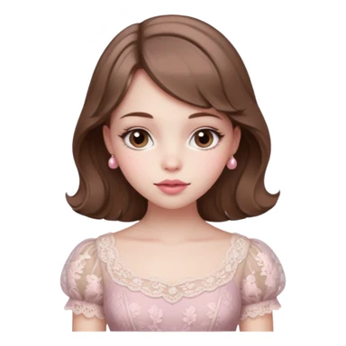 coquette girl sticker