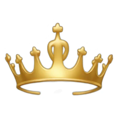 christmas Gold Crown sticker