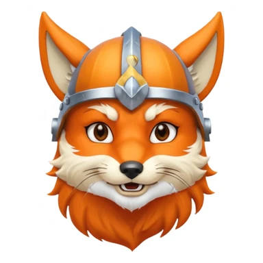 viking fox sticker