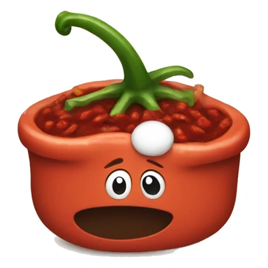 Chili bit really cute sticker