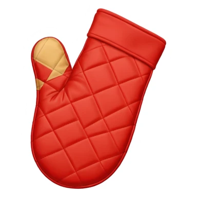 A baking mitten sticker