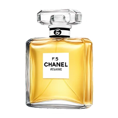 chanel number 5 perfume clear bottle sticker