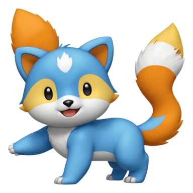 Shinx-Oshawott-Luxio-Dewott-fusion sticker