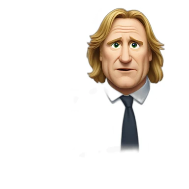 Depardieu qui rote sticker