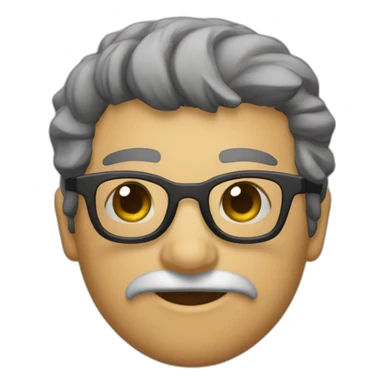 griego con lentes de sol sticker