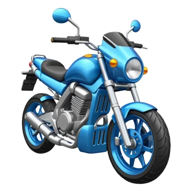 Moto SBR azul sticker