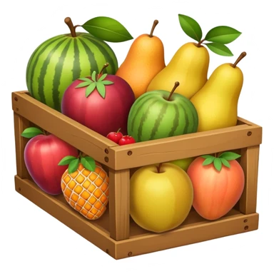 a fruit box sticker