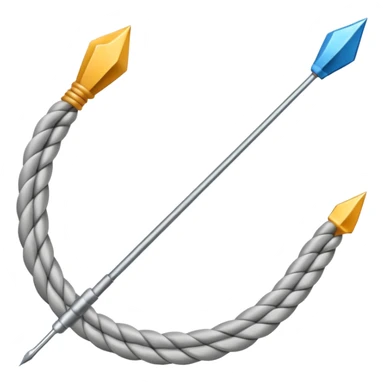 Rope Dart – Long rope with metal dart tied at the end. sticker