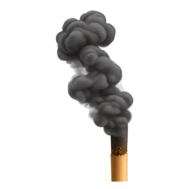 Incense stick smoke sticker