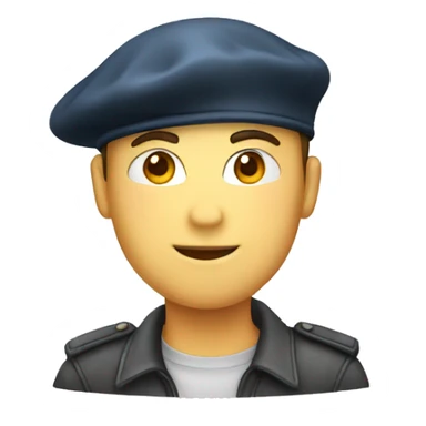 French beret sticker