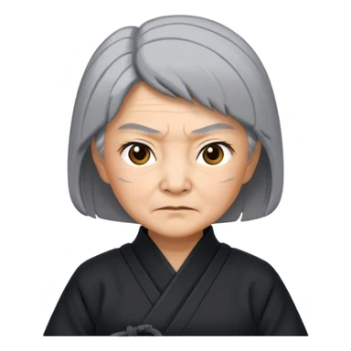grandmother ninja sticker