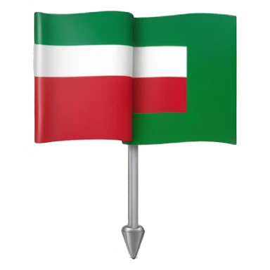 hungary flag within map pin sticker