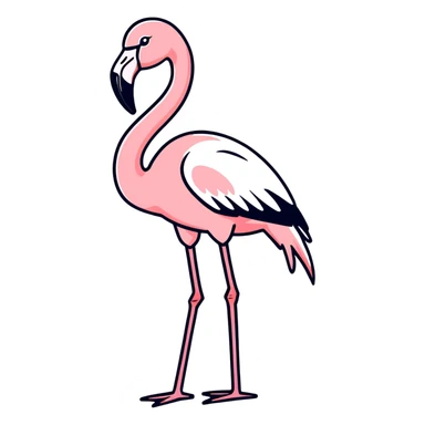 Flamingo sticker