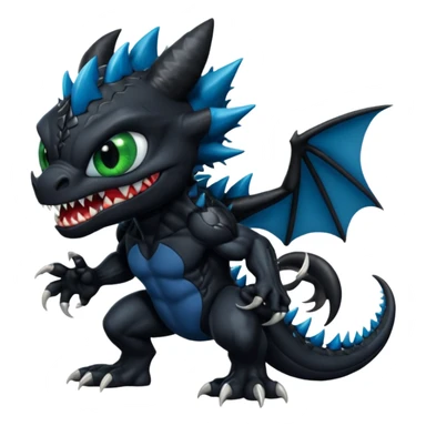 Venom-Stitch-Toothless-fusion (full body) sticker