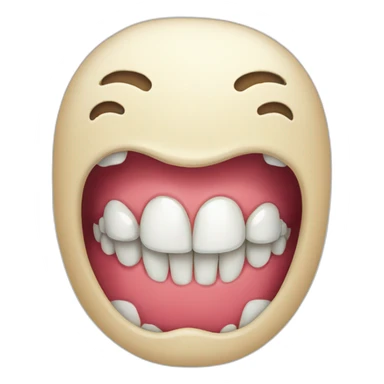 teeth-teethteeth-fear sticker