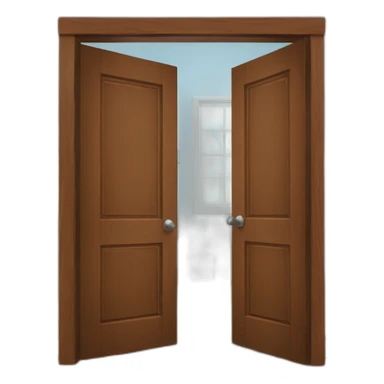 Bedroom door open  sticker