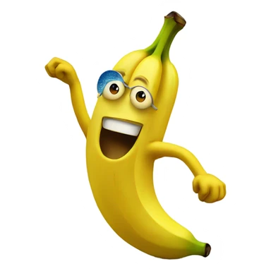 Banana doing the samba sticker