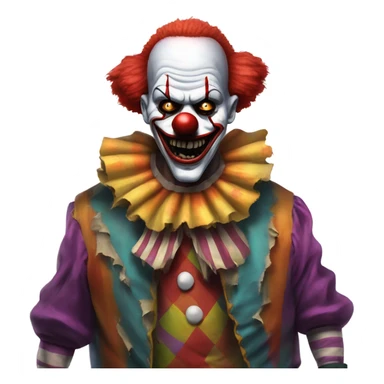 art the clown  sticker