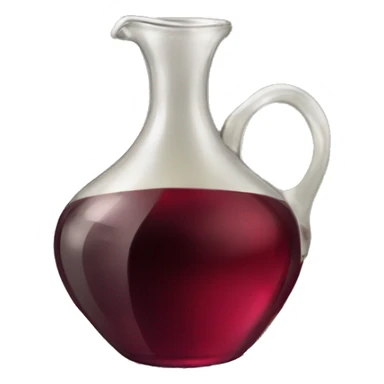 vintage carafe of wine with book sticker