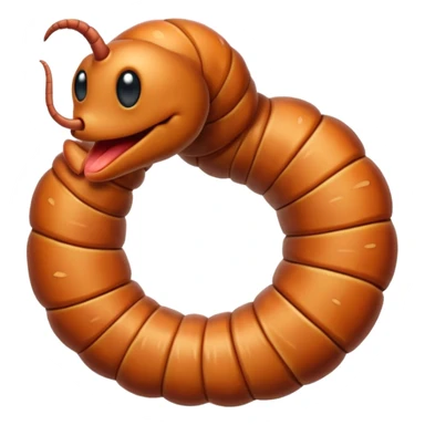 Worm sticker