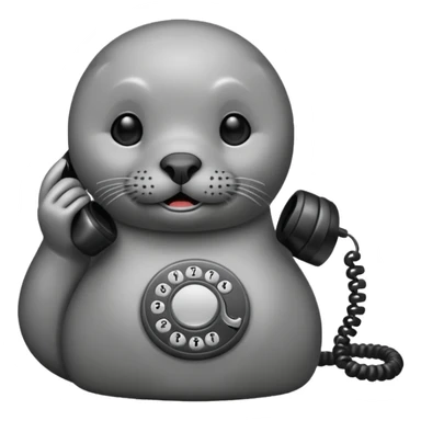 Seal on the phone sticker