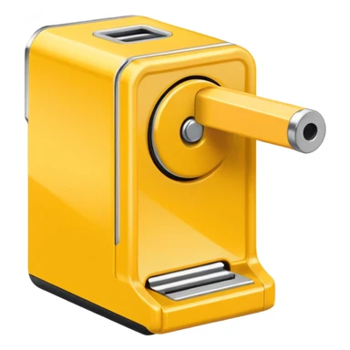  yellow sharpner sticker