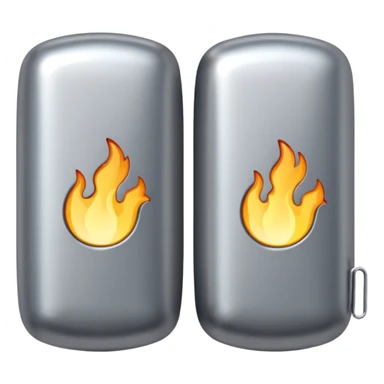 HAND WARMERS, negative : fire. sticker