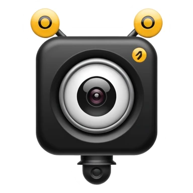 cámara seguridad inteligente sticker