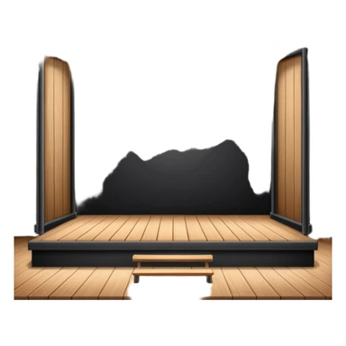 stage for concert sticker