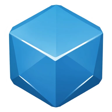 Centang biru segi 12 sticker