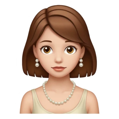 Pearl String Girl sticker