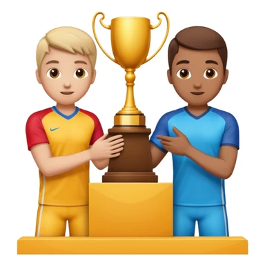 Versus / Duel : deux joueurs + VS, trophée/podium, ou deux écrans avec même objectif. sticker