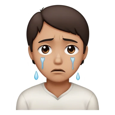 Broken hearts and crying sticker