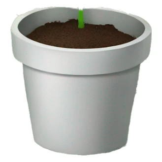 a plant in a pot growing dollar bills dollar leaves green dollar bill leaves attached to plant stem sticker