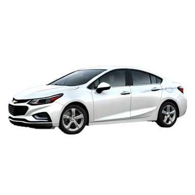 Chevrolet Cruze 2017 white alpine sticker