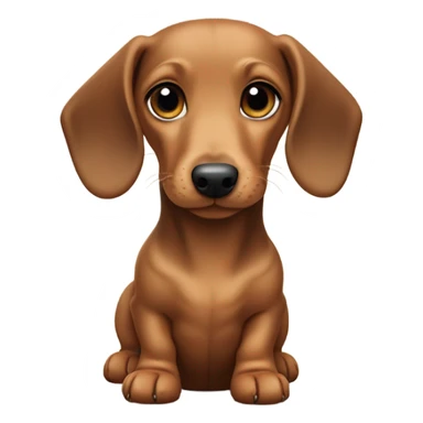 Dachshund puppy sticker