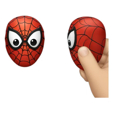 Spiderman-mange-saucisson sticker